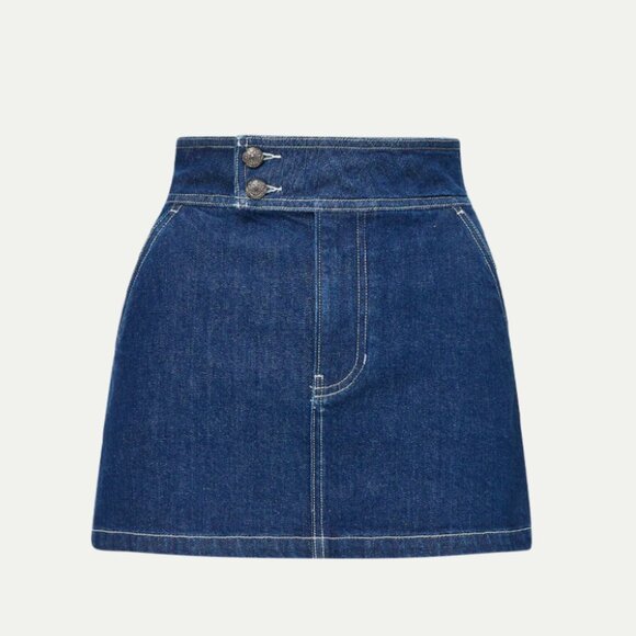 Bowen Denim Mini Skirt - Picture 3 of 5